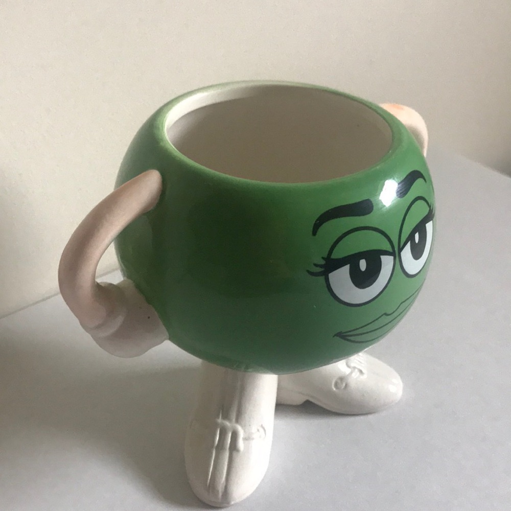 Green M&M Mars 2008 Candy Coffee Tea Cup - Picture 5 of 10
